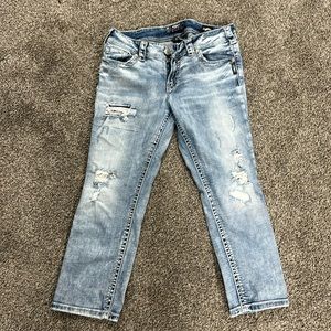 Silver suki capris waist 32